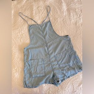 Aerie Denim Romper